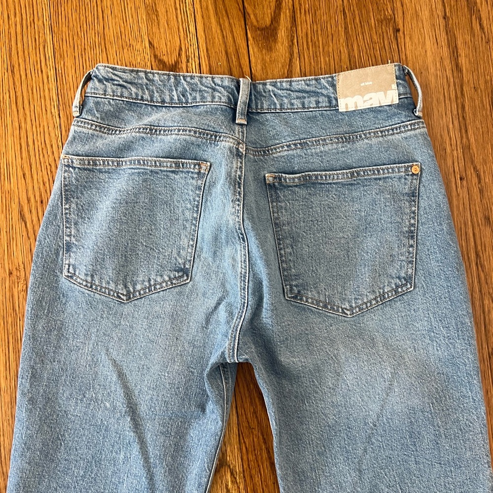 Mavi Women's High Rise Jeans in Light Blue - Picture 7 of 12